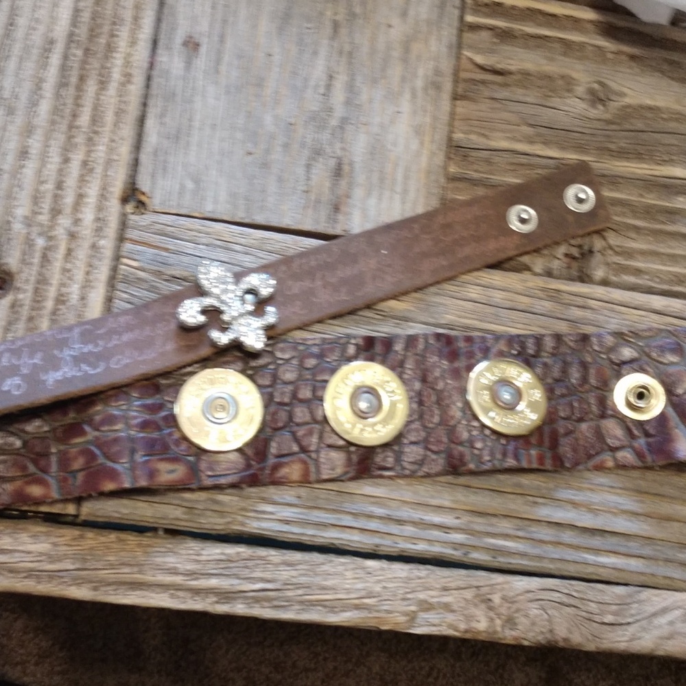 Leather cuff bracelets